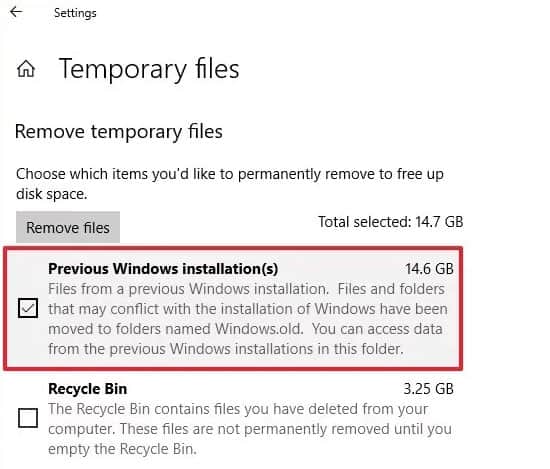 ¿Cómo eliminar Windows.old? - 9 - octubre 31, 2022