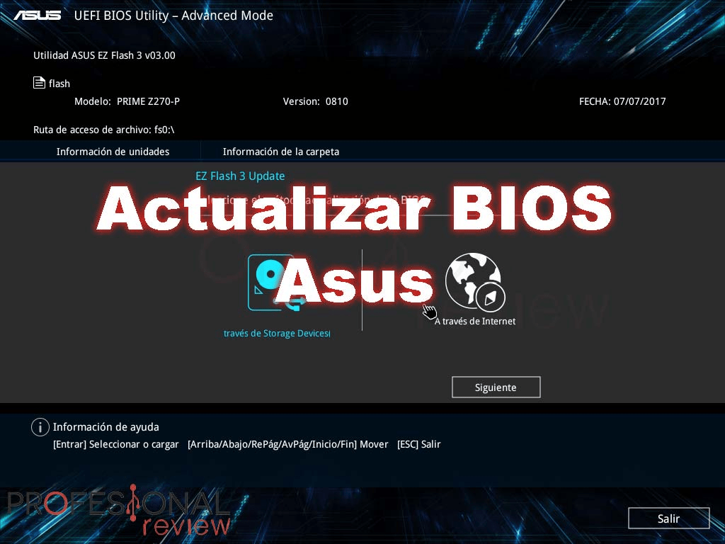 ¿Cómo actualizar el BIOS en la placa base Asus? - 213 - agosto 15, 2022