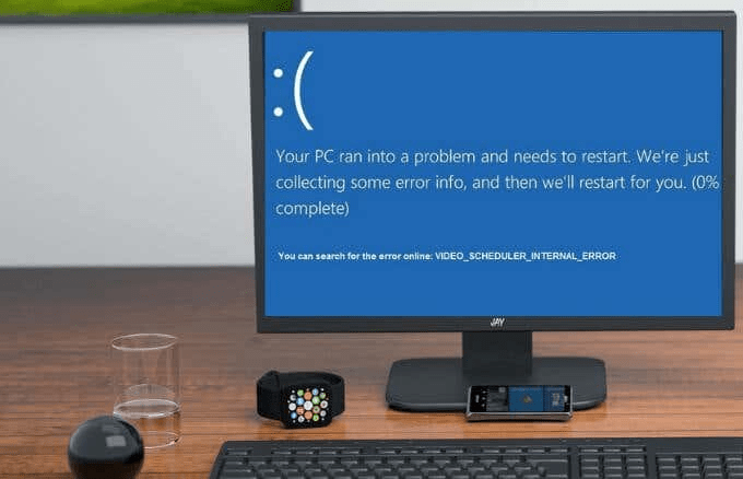 Cómo solucionar un error de videos Error interno BSOD en Windows 10