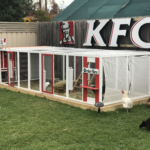 KFC Chicken Coops parece restaurantes de comida rápida