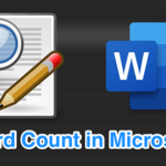 ¿Cómo mostrar el recuento de palabras en Microsoft Word?
