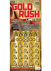 FL Lottery GOLD RUSH LIMITED Scratch Off Ticket