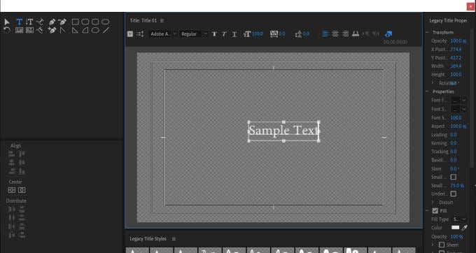 ¿Cómo crear gráficos de título en Adobe Premiere Pro? - 9 - noviembre 19, 2022