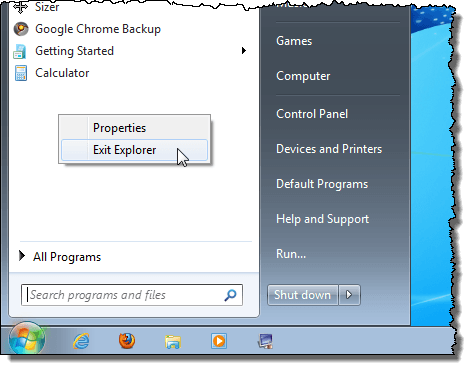 Reinicie el proceso explorer.exe correctamente en Windows - 9 - diciembre 15, 2022