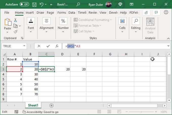 ¿Cómo usar referencias absolutas en Excel? - 25 - diciembre 22, 2022