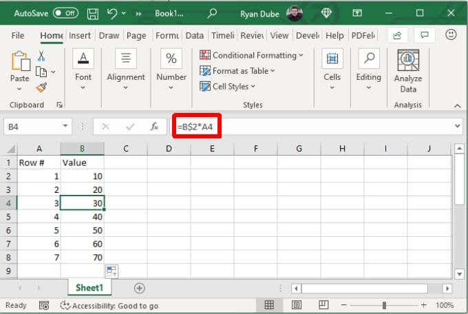 ¿Cómo usar referencias absolutas en Excel? - 19 - diciembre 22, 2022