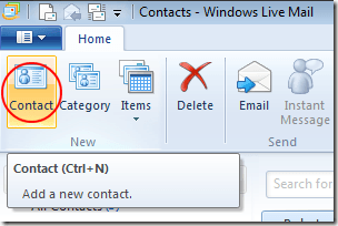 Agregue manualmente un contacto a una libreta de direcciones de correo de Windows Live - 9 - diciembre 15, 2022