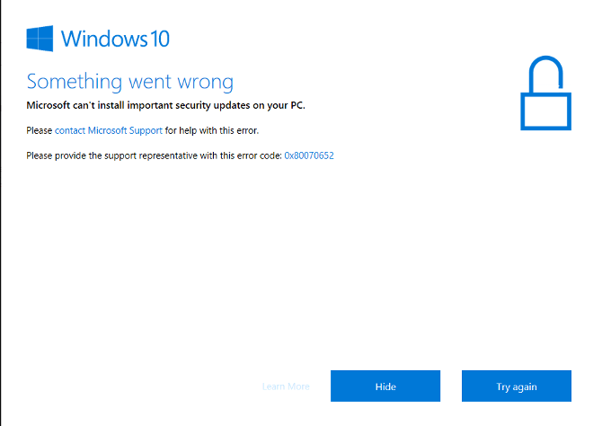 Los mensajes de error de Windows 10 más comunes - 7 - diciembre 28, 2022