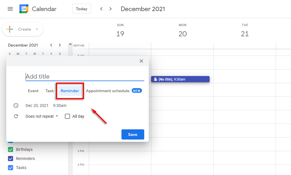¿Cómo configurar y administrar los recordatorios de Google? - 9 - diciembre 15, 2022