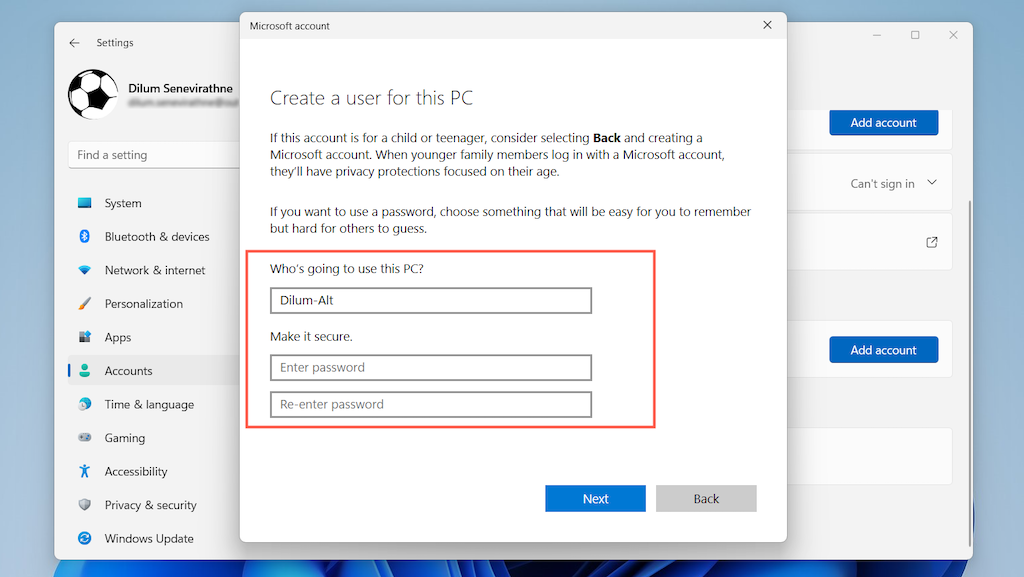 ¿Cómo eliminar una cuenta de Microsoft de Windows 11? - 35 - diciembre 5, 2022