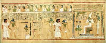 ¿Cómo es que era el dibujo en el Antiguo Egipto?