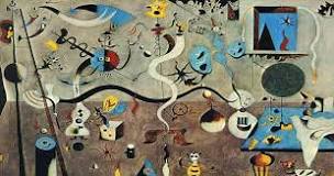 ¿Qué materiales usaba Miró en sus pinturas?