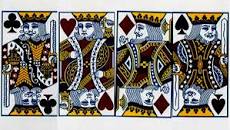 ¿Cuántos reyes hay en una sola baraja de póker?