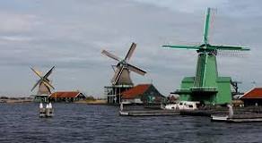 ¿En dónde estan los molinos de viento en Holanda?