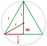¿Qué es el centro de gravedad de un triángulo?