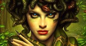 ¿Qué significa la mujer con cabello de serpiente?