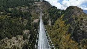¿Cuál es el viaducto colgante más voluminoso de España?