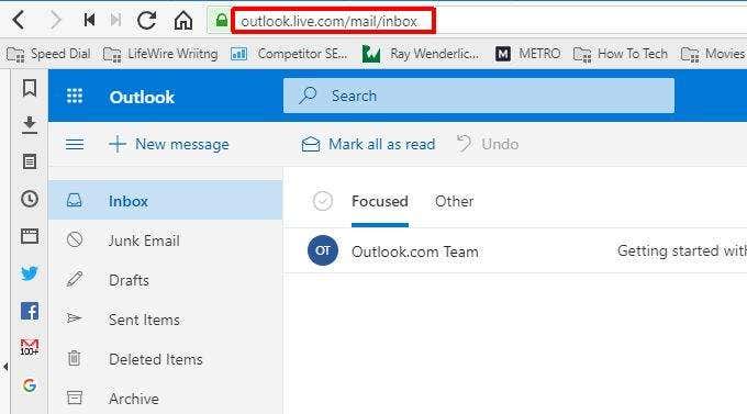 Servicios de correo electrónico de Microsoft Outlook - 13 - diciembre 6, 2022