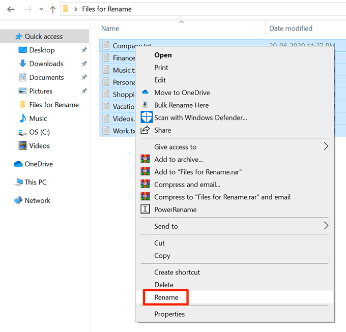Cómo cambiar el nombre de los archivos en Windows 10 - 9 - diciembre 10, 2022