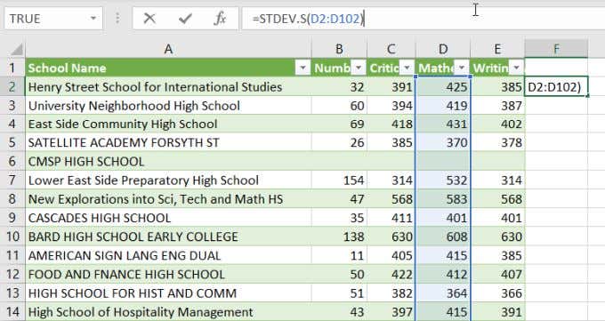¿Cómo calcular la desviación estándar en Excel? - 15 - diciembre 13, 2022