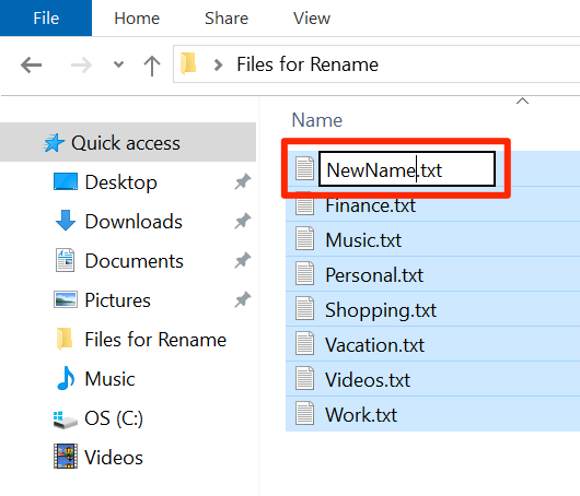 Cómo cambiar el nombre de los archivos en Windows 10 - 11 - diciembre 10, 2022