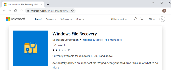 ¿Funciona la recuperación de archivos de Windows de Microsoft? - 9 - diciembre 12, 2022