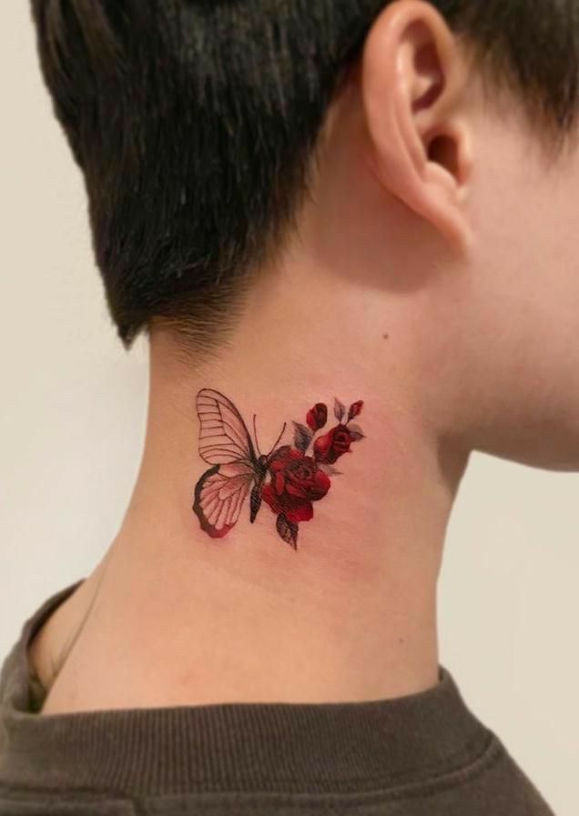 Echa un vistazo a 65 imágenes de tatuajes en el cuello femenino - 115 - enero 24, 2023