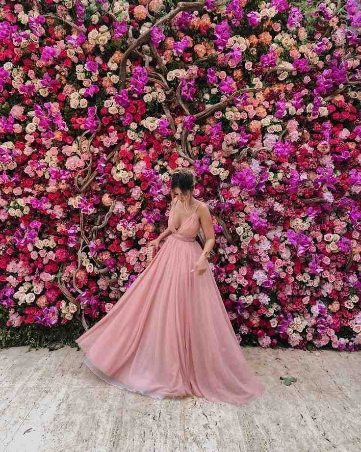 Inspírate con preciosos vestidos de dama de honor rosado - 31 - enero 29, 2023