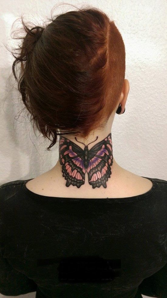 Echa un vistazo a 65 imágenes de tatuajes en el cuello femenino - 119 - enero 24, 2023