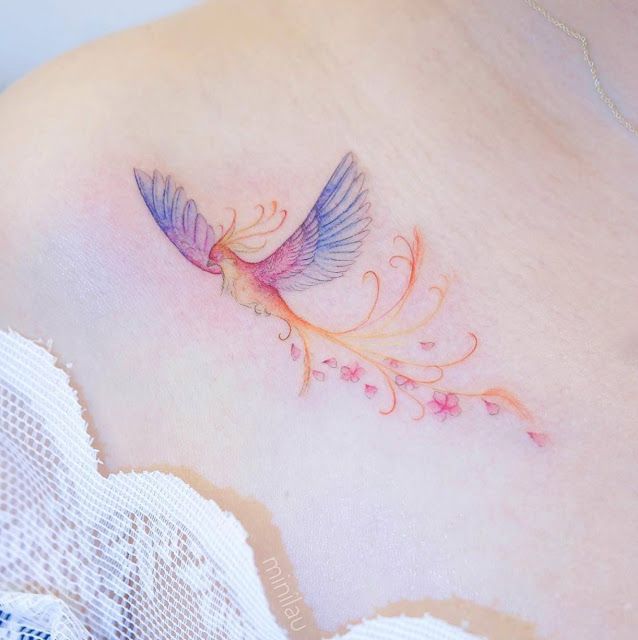 Inspírate con 55 lindas imágenes de tatuajes fénix femeninos - 41 - enero 25, 2023
