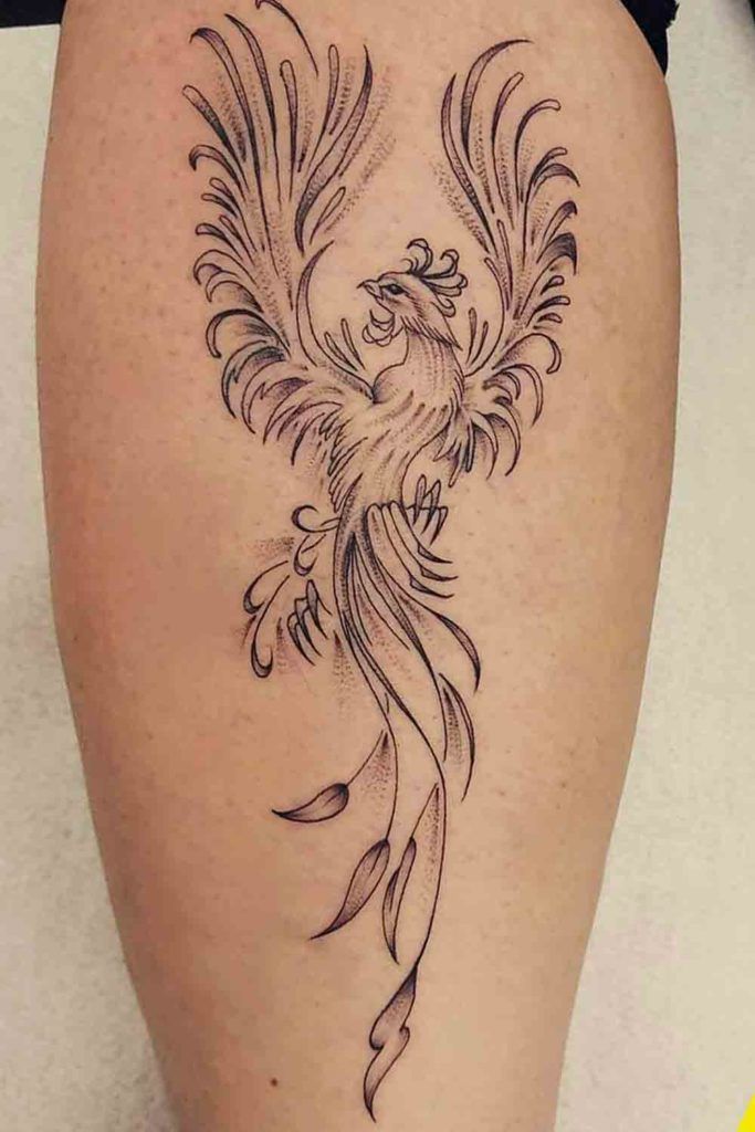 Inspírate con 55 lindas imágenes de tatuajes fénix femeninos - 51 - enero 25, 2023