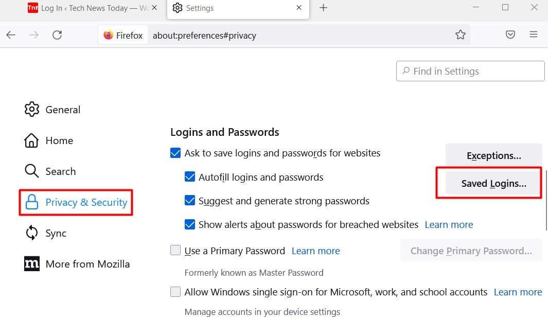 Cómo ver las contraseñas guardadas en Firefox - 5 - enero 10, 2023