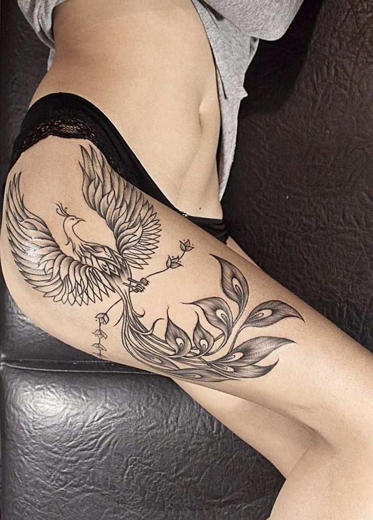 Inspírate con 55 lindas imágenes de tatuajes fénix femeninos - 111 - enero 25, 2023