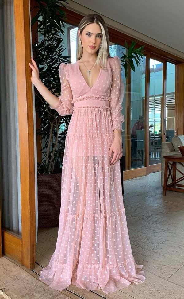 Inspírate con preciosos vestidos de dama de honor rosado - 73 - enero 29, 2023