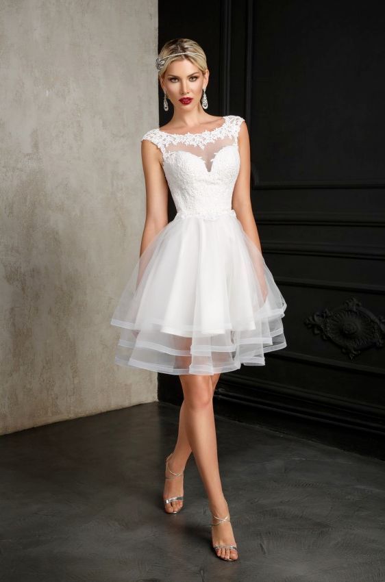 Vestido de novia corto: ¡30 modelos para salir de básico! - 11 - enero 30, 2023