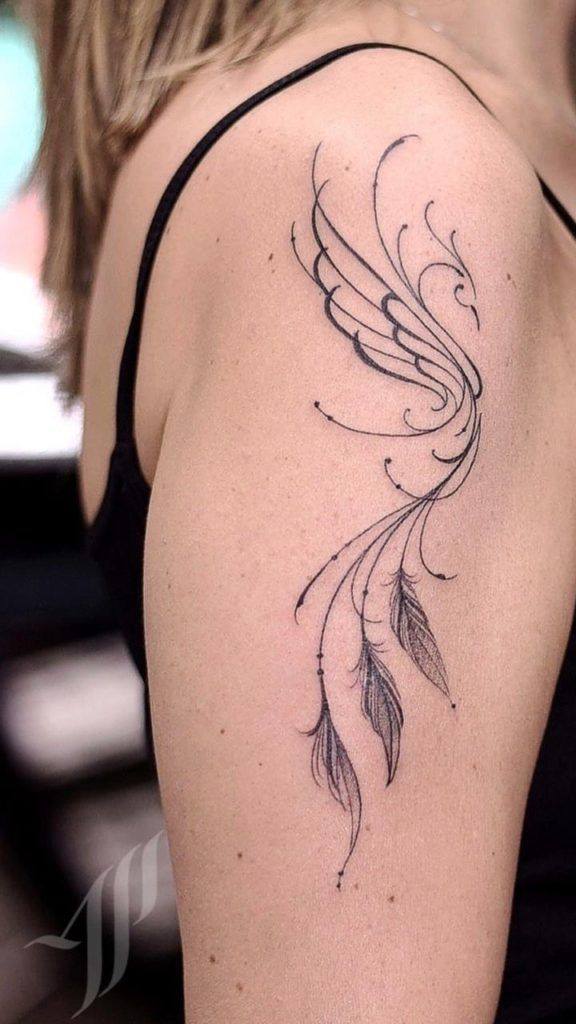 Inspírate con 55 lindas imágenes de tatuajes fénix femeninos - 37 - enero 25, 2023