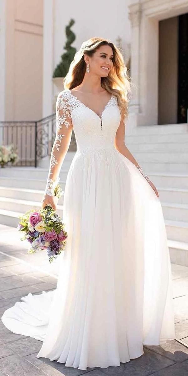 40 Vestidos de novia sencillos y elegantes para arrasar - 29 - enero 29, 2023