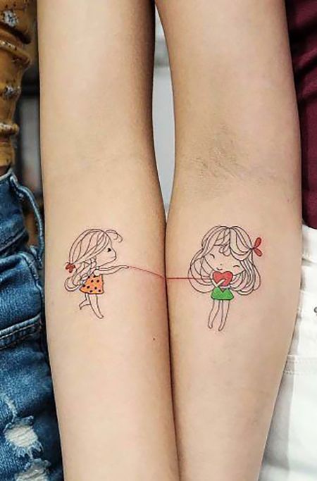 Tatuaje de hermanas: ¡ve ideas creativas para inspirarte! - 43 - enero 24, 2023