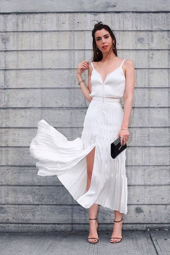 Vestido blanco: mira modelos lindos y poderosos - 39 - enero 29, 2023