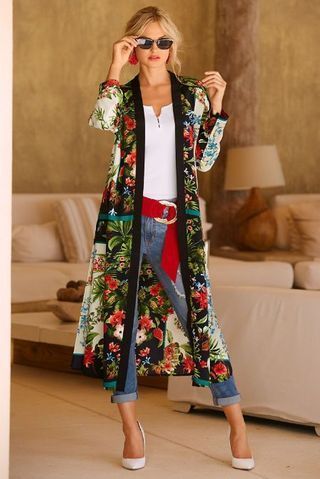 40 Opciones de kimono femenino para crear un visual boho - 31 - enero 31, 2023