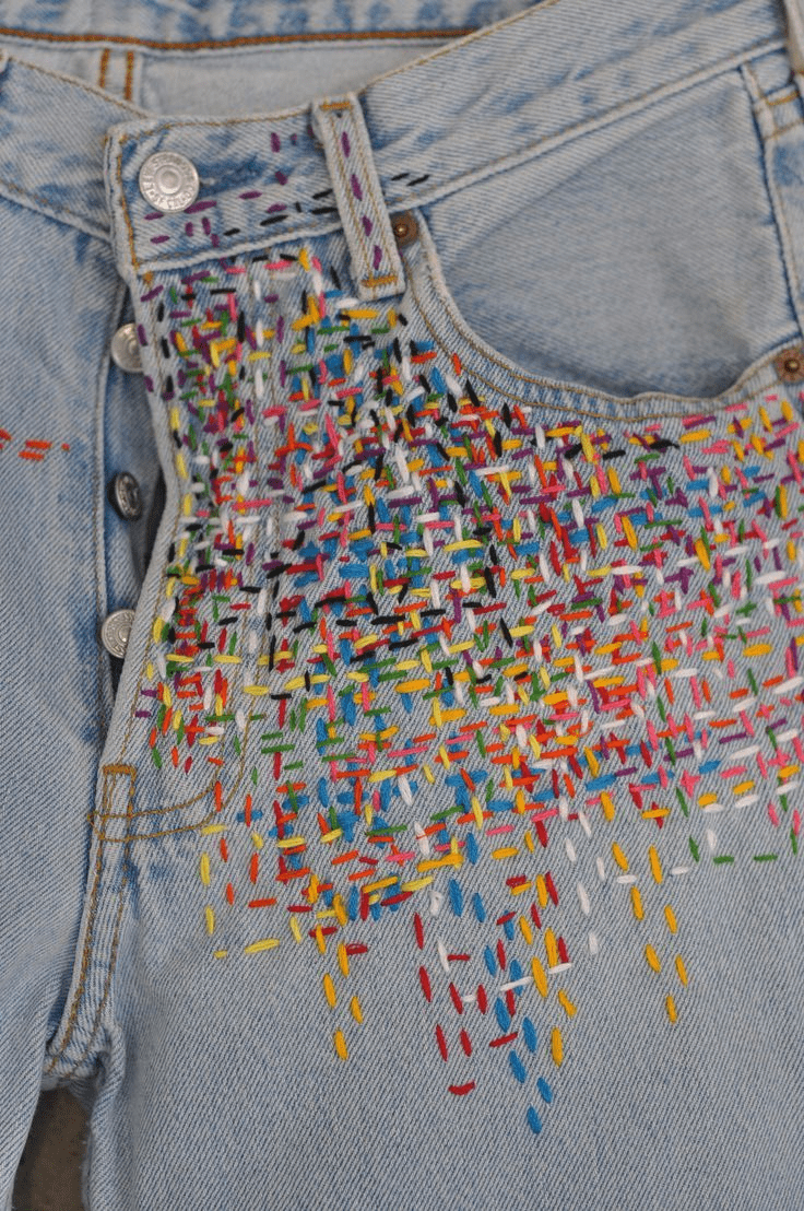Cómo customizar jeans: 10 formas fáciles y creativas - 43 - enero 30, 2023