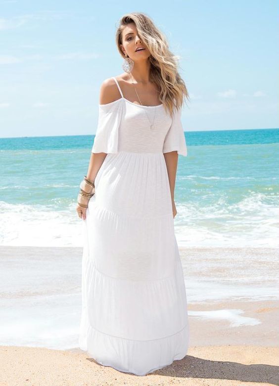 Vestido blanco: mira modelos lindos y poderosos - 49 - enero 29, 2023