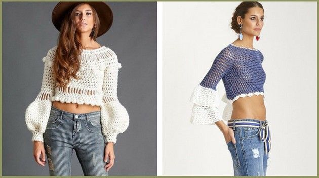 Cropped de crochet: 35 modelos para inspirarte - 45 - enero 28, 2023