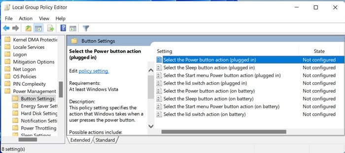 ¿Cómo cambiar la configuración del botón de encendido de Windows 11? - 11 - enero 9, 2023