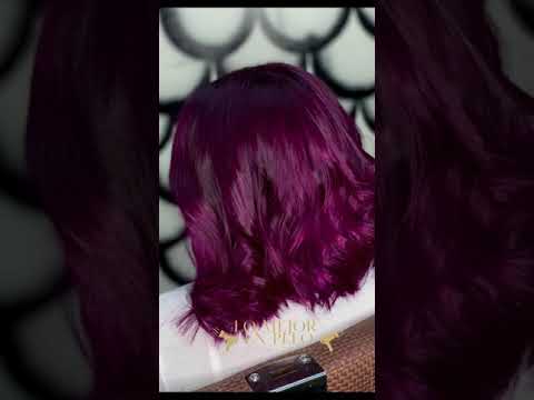 Borgoña cabello color vino violeta - 3 - abril 11, 2022
