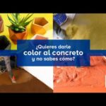 ¿Cómo se prepara cemento con tierra de color?