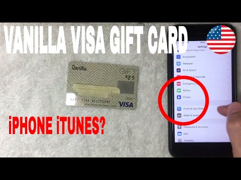 ¿Puedo añadir una tarjeta regalo Visa a iTunes? - 23 - enero 14, 2022