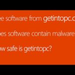 ¿Es seguro descargar software de Getintopc?
