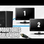 ¿Puedo tener dos monitores con un solo puerto HDMI?
