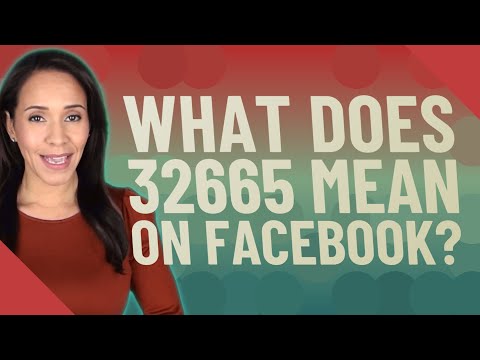 ¿Qué significa 32665 en Facebook? - 49 - diciembre 12, 2021
